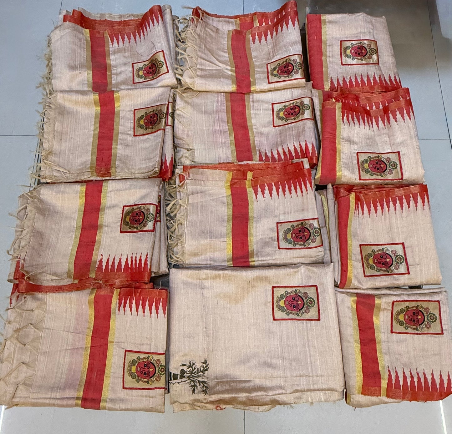 Durga-Face Kosa Dupatta