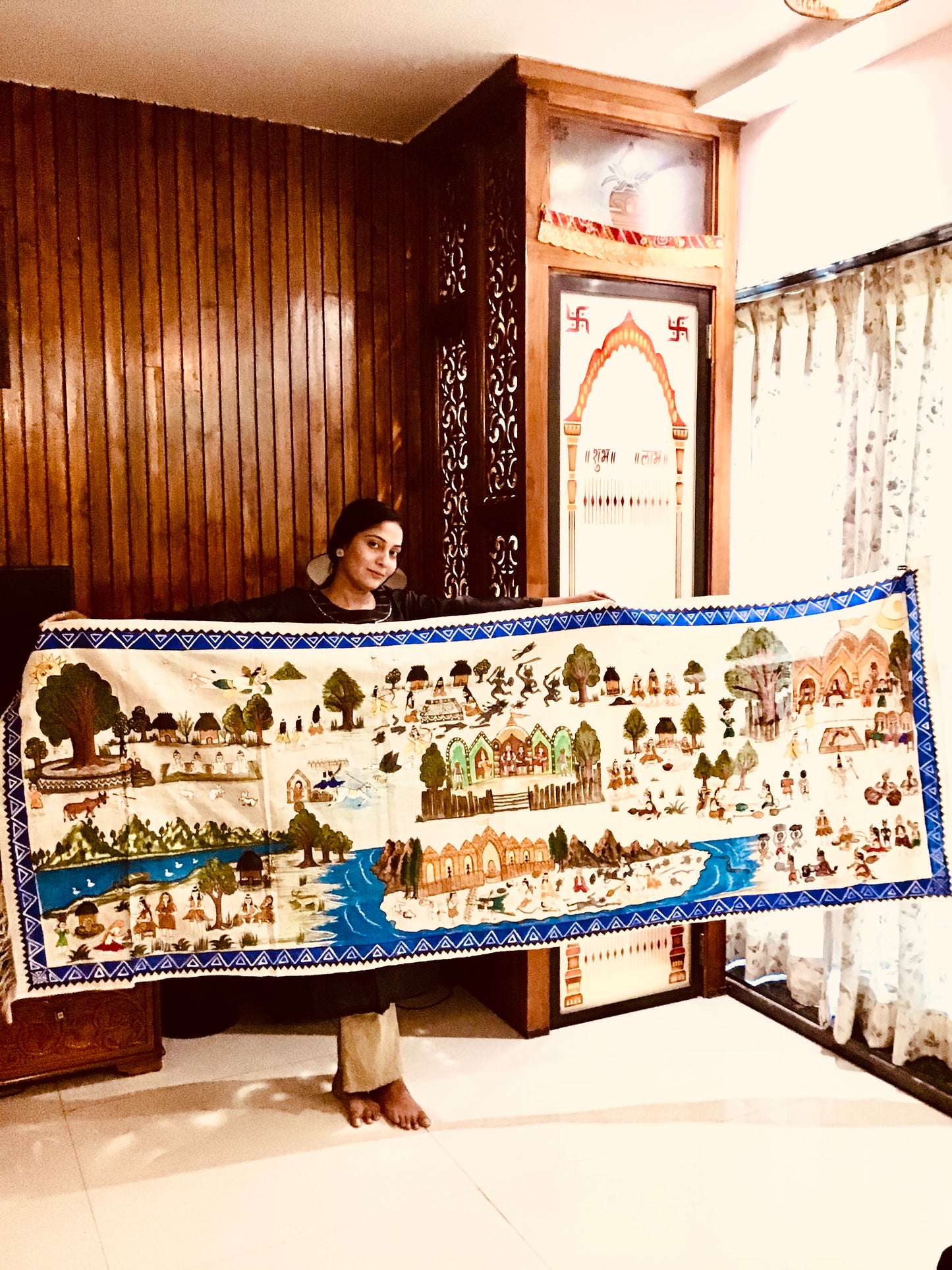 Ramayan Bastar Hand Painting from Chhattisgarh