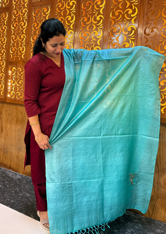 Pure Kosa Silk Plain Dupatta