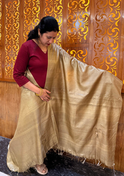 Pure Kosa Silk Plain Dupatta