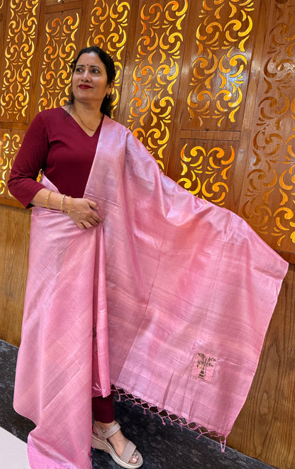 Pure Kosa Silk Plain Dupatta