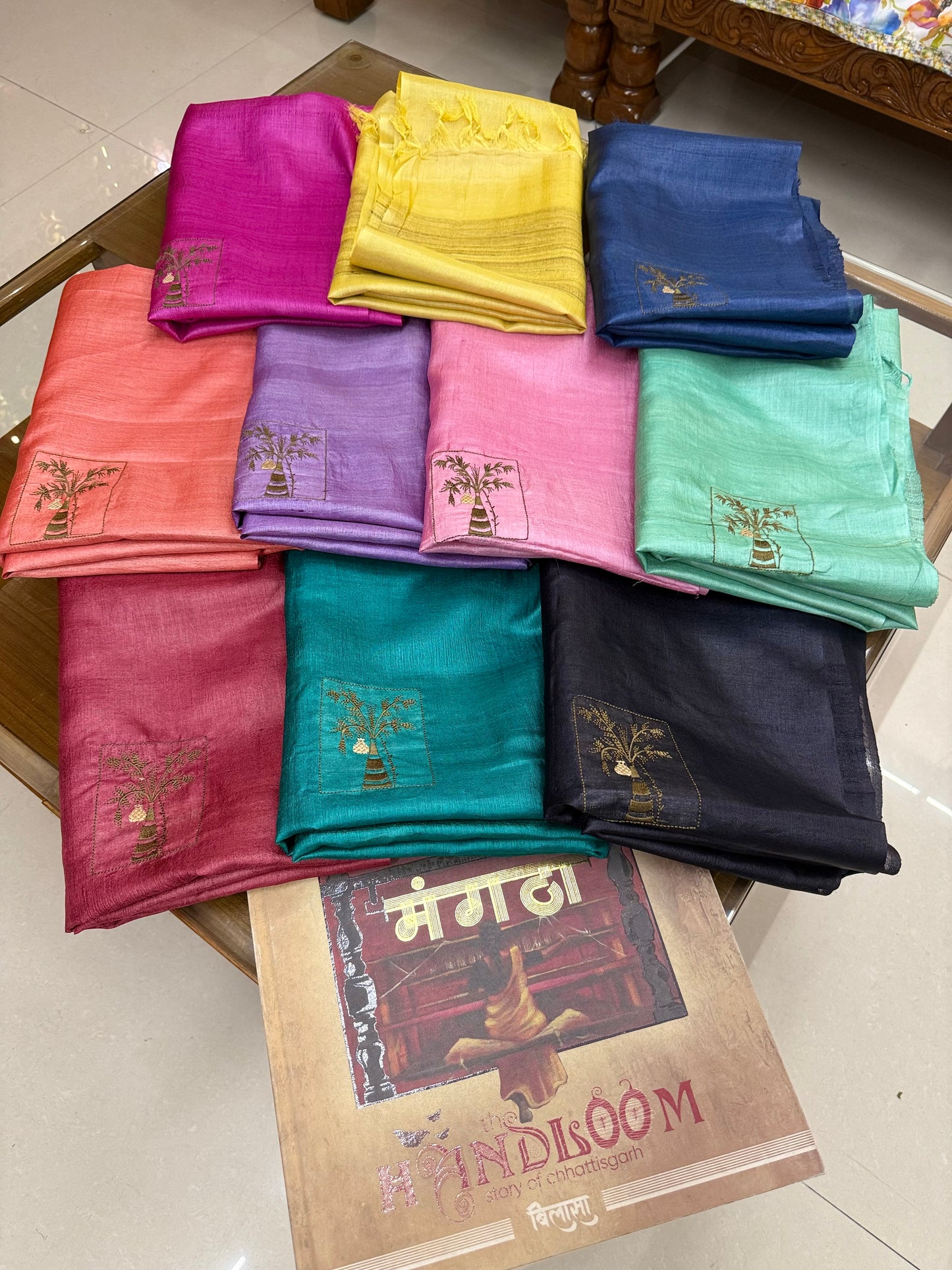 Pure Kosa Silk Dupatta with Ghicha Border