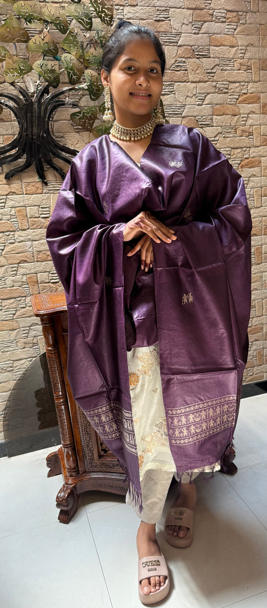 Pure Desi Tussar Kosa Dupatta