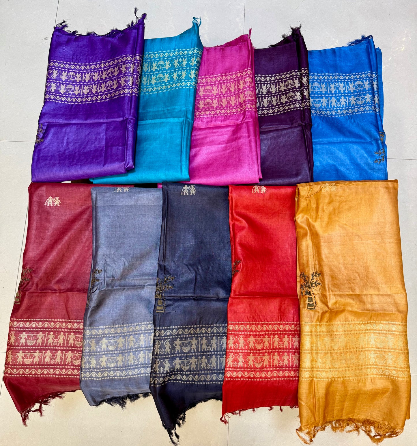 Pure Desi Tussar Kosa Dupatta