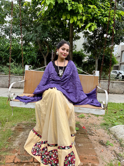 Bandhej Kosa Silk Dupatta